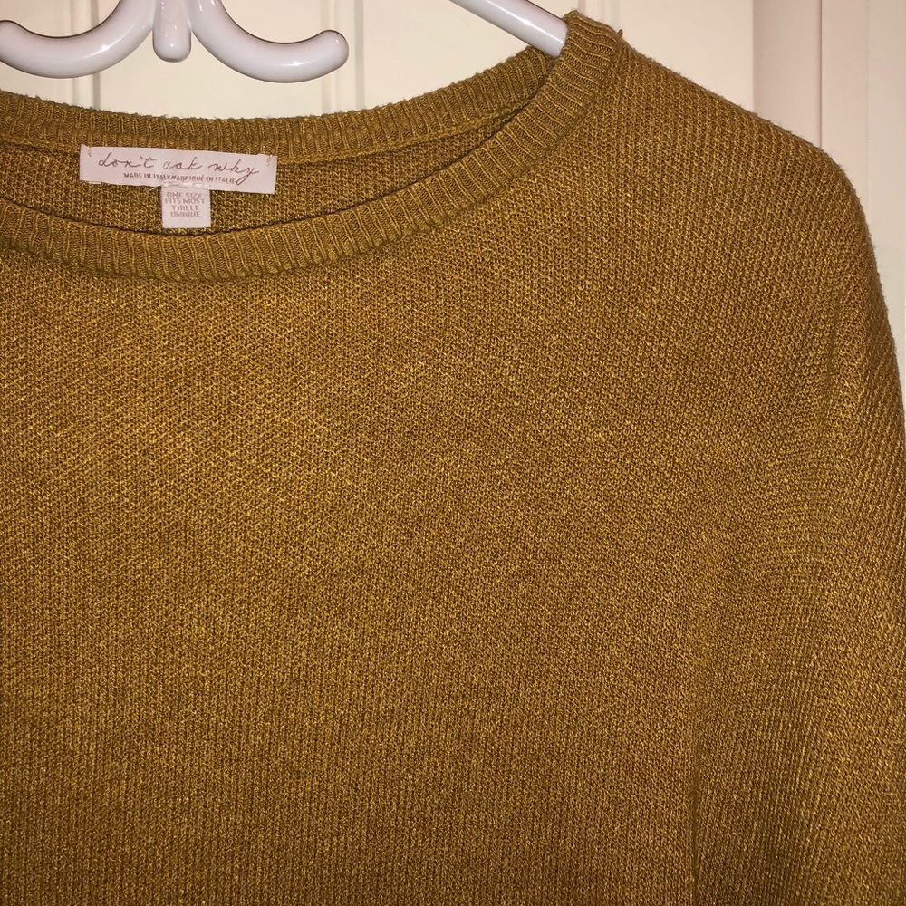 Open Back Sweater